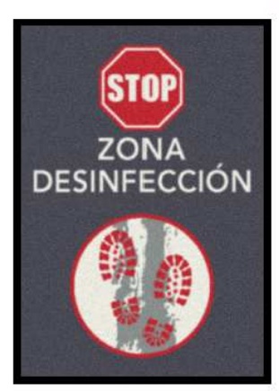 Alfombra desinfectante