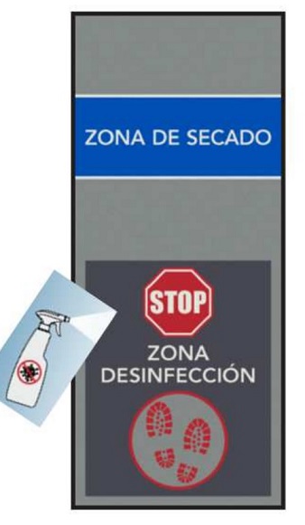Alfombra desinfectante