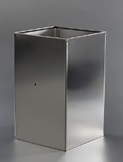 Papelera Inox Cuadrada